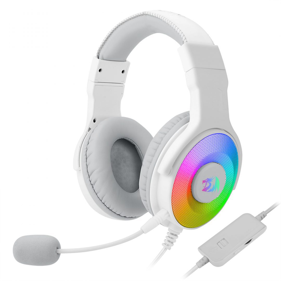 Lamia 2 H320 RGB Gaming Headset with Stand – White - Redragon Adria